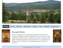 Tablet Screenshot of parafiakrzeszow.pl